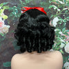 Snow White Inspired Princess Black Spiral Curl Wig