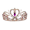 Serenity Queen Moon Tiara Rose Sailor Crystal Rose Rhinestone Metal Crown Princess Cosplay