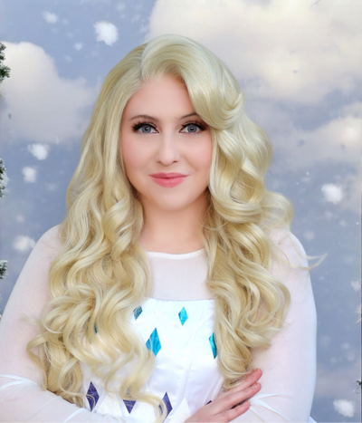 Elsa Wig Frozen Snow Queen Lace Front