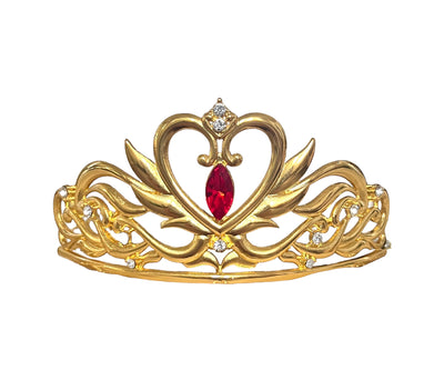 Serenity Queen Moon Tiara Gold Sailor Crystal Rhinestone Metal Crown Princess Cosplay