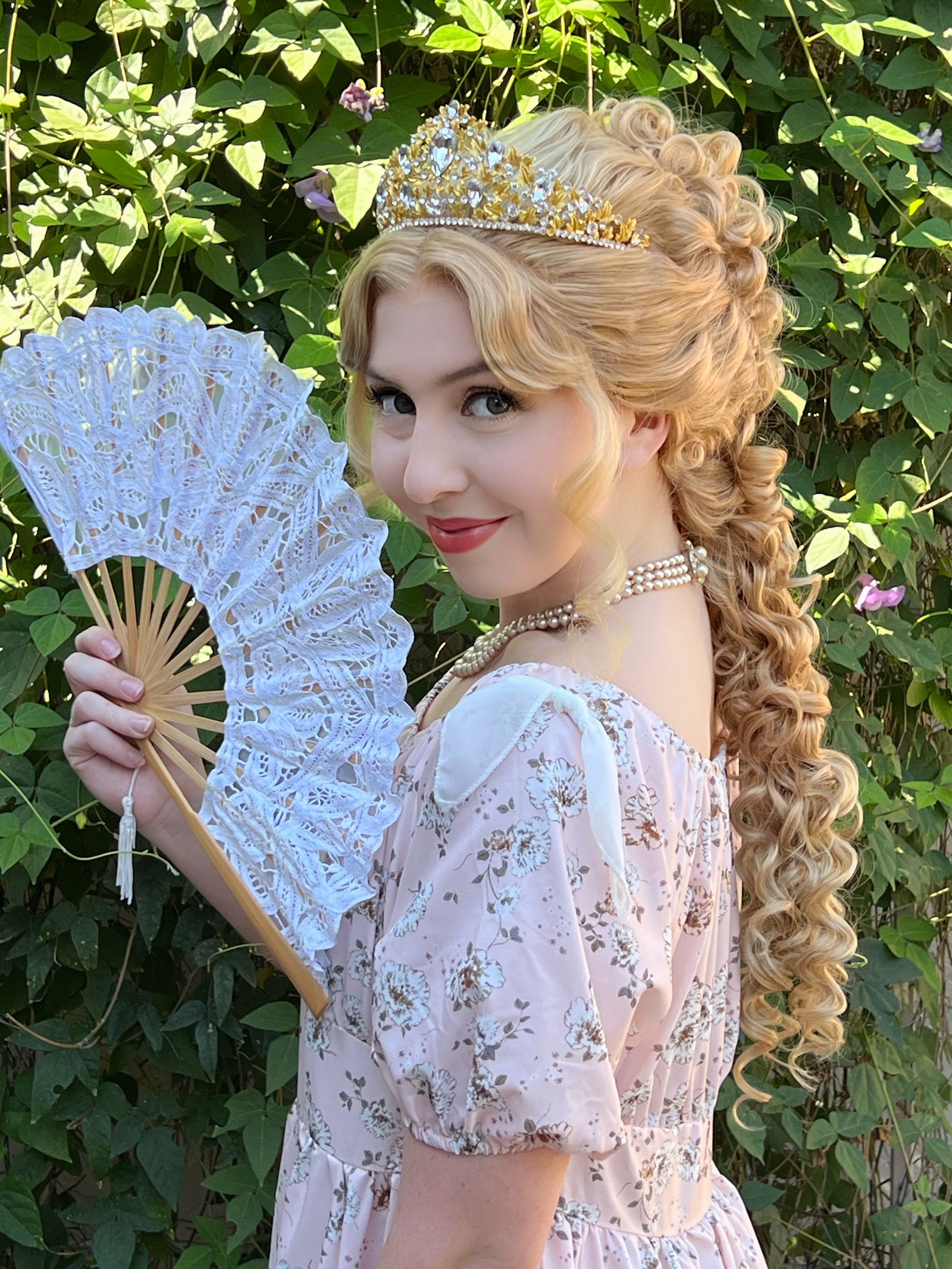 Bridgerton Daphne Regency Historical Blonde Lace Front Wig