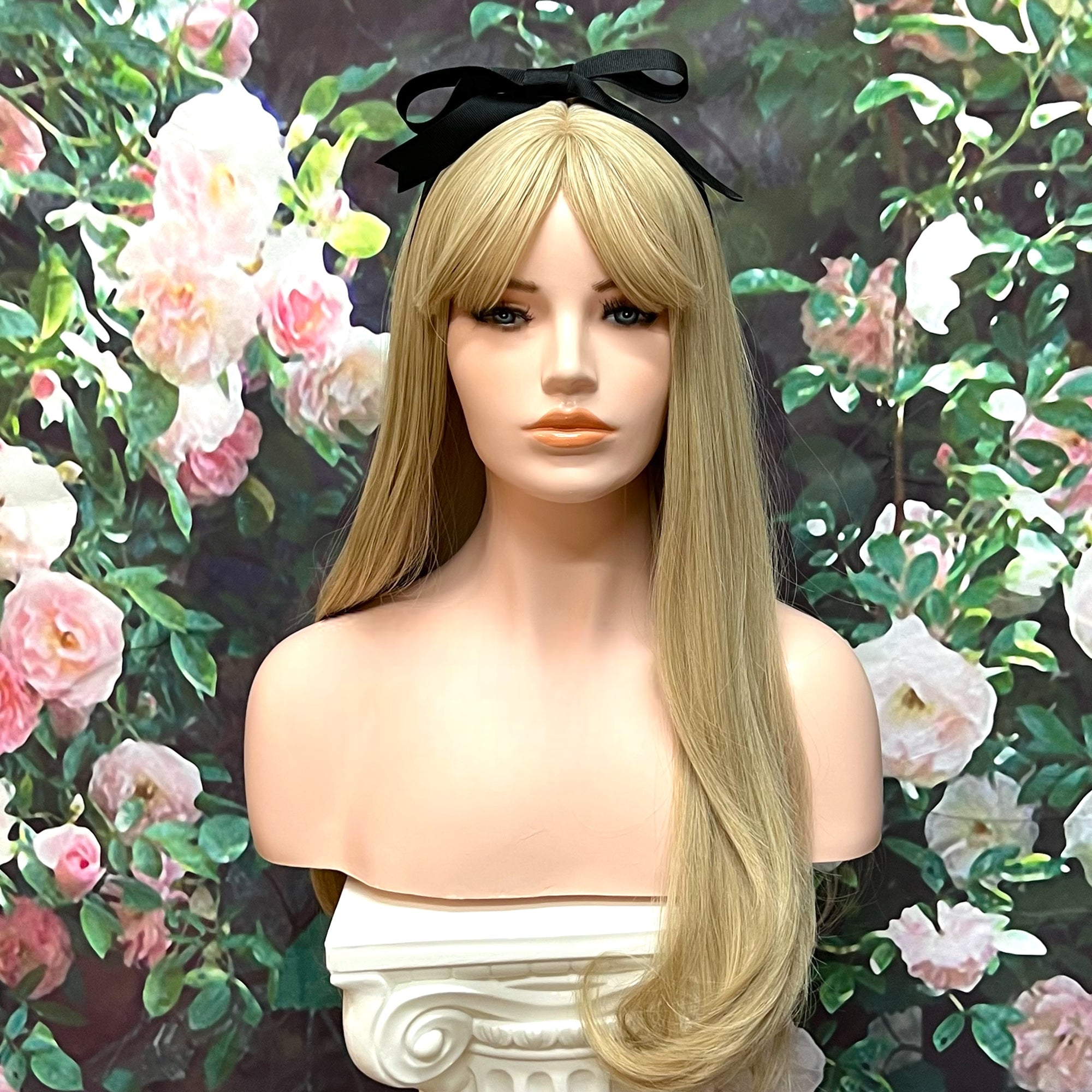 Alice Wonderland Blonde Bang Costume Wig
