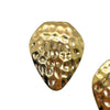 Jasmine Gold Hammered Triangle Earrings Arabian Princess Posts