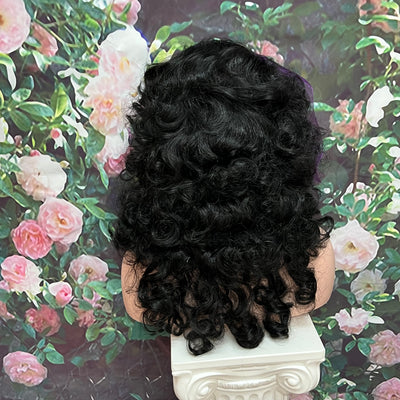 Esmeralda Gypsy Curly Black Wig