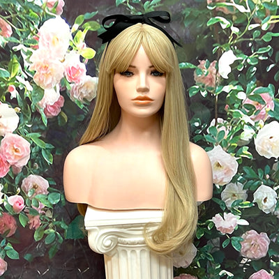 Alice Wonderland Blonde Bang Costume Wig