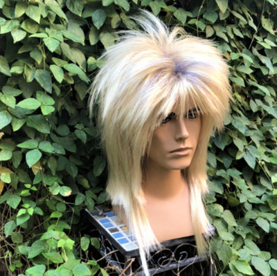 Jareth Labyrinth Blonde Spiked 80s Wig - Royal Enchantments