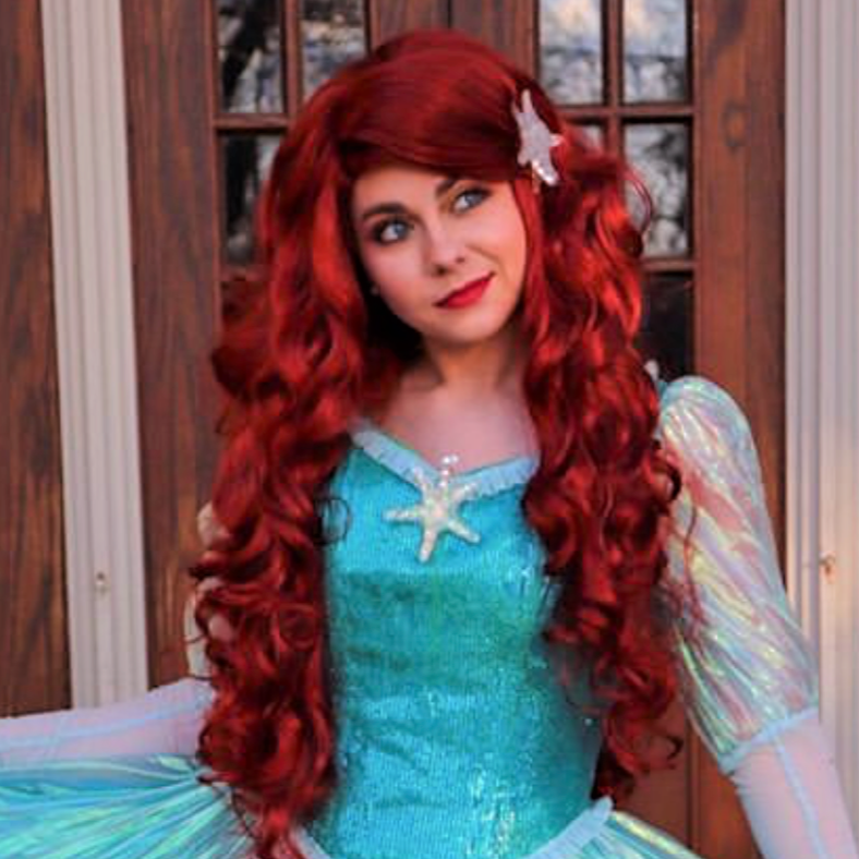 Deluxe Ariel Inspired Little Princess Mermaid Wig