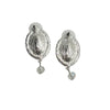 Cinderella Oval Dangle AB Rhinestone Earrings