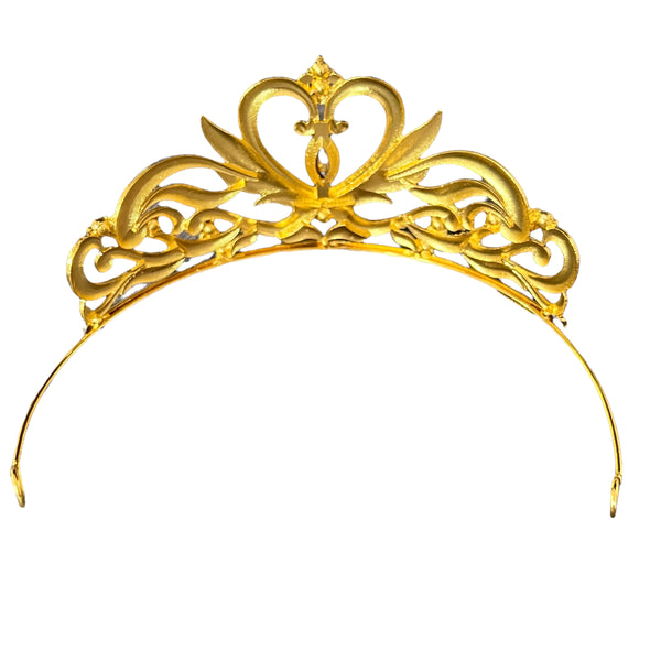 Serenity Queen Moon Tiara Gold Sailor Crystal Rhinestone