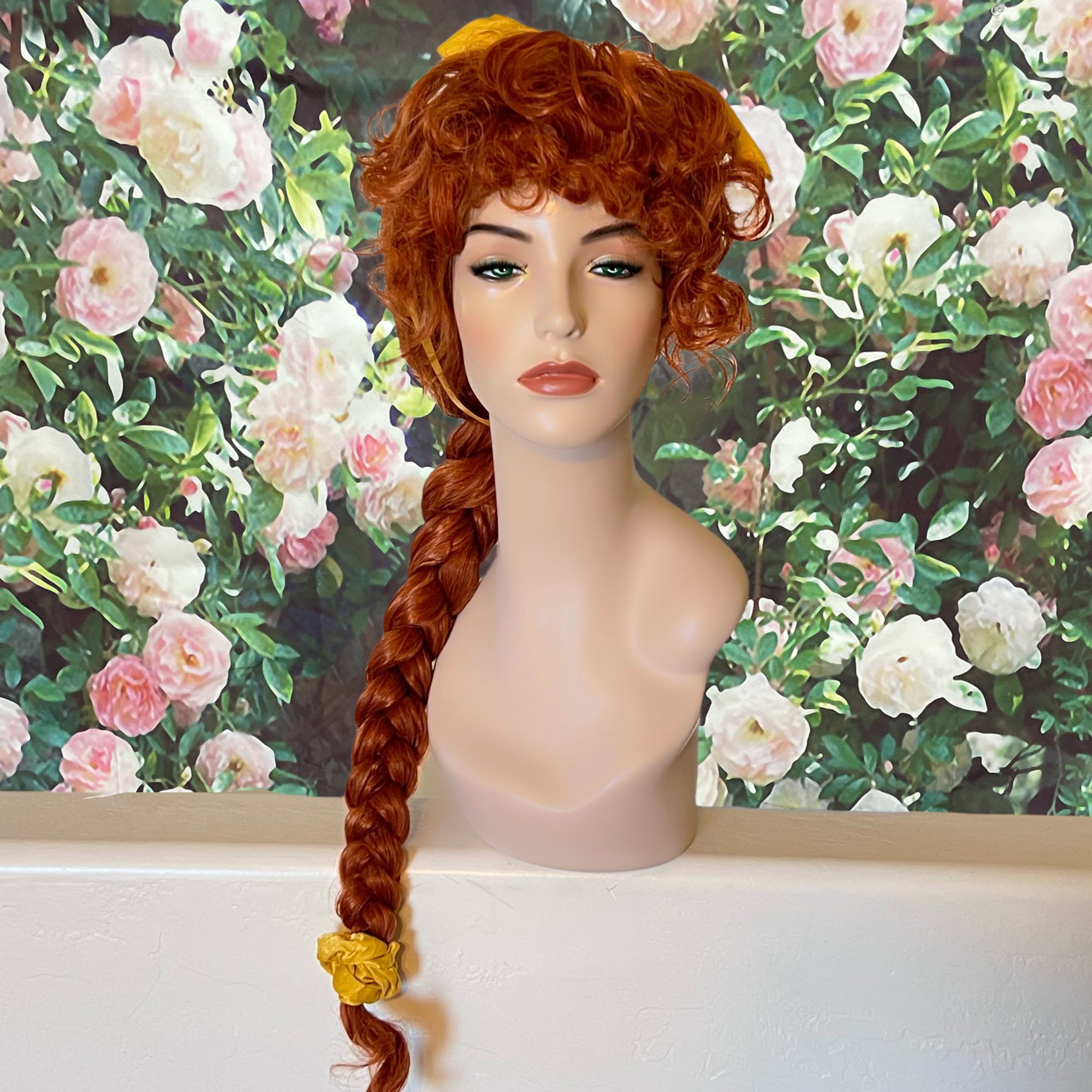 Pepa Madrigal Encanto Wig Ginger Curly Braid