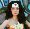 Wonder Woman Black Curly SuperHero Halloween Wig