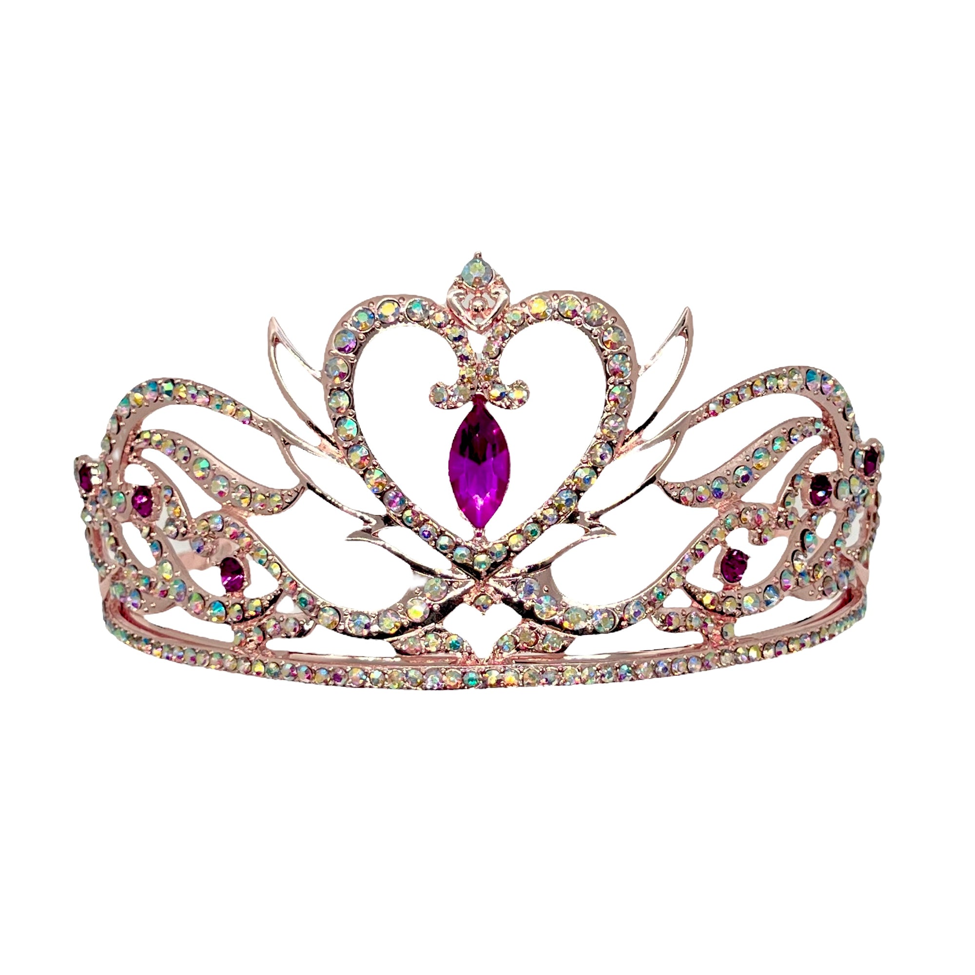 Serenity Queen Moon Tiara Rose Sailor Crystal Rose Rhinestone Metal Crown Princess Cosplay